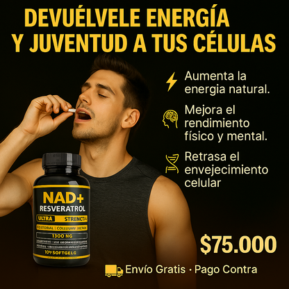 NAD Boost – Energía y enfoque máximo.⭐⭐⭐⭐⭐