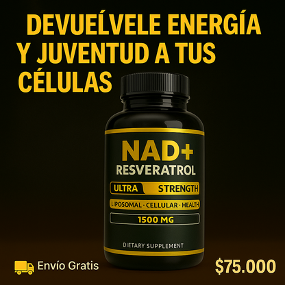 NAD Boost – Energía y enfoque máximo.⭐⭐⭐⭐⭐